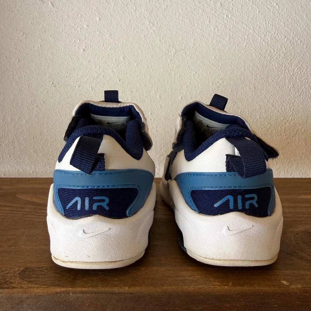 Nike Air Max Bolt TD Kids Sneakers White Blue CW1629-400 Size 10C